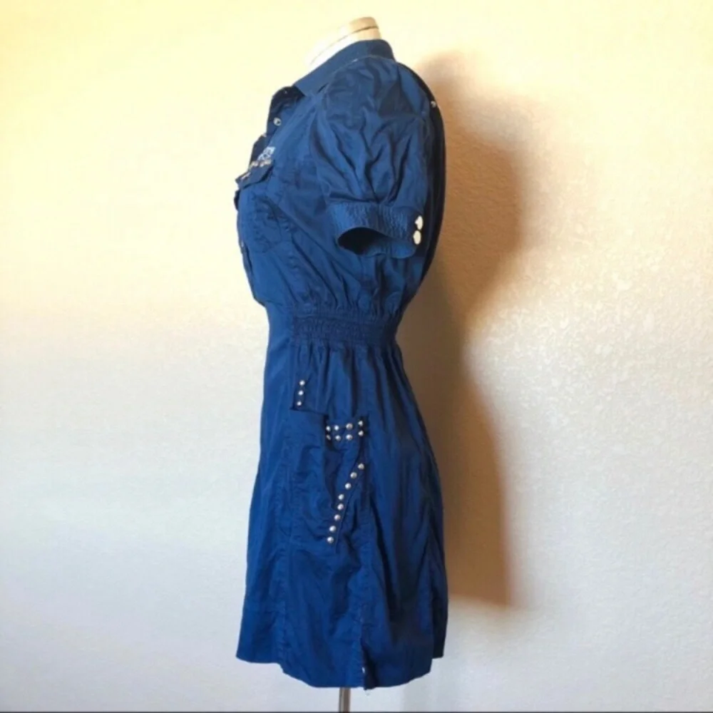 COOGI blue mini dress